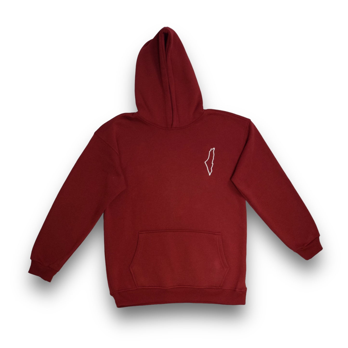Maroon Kufiye Hoodie