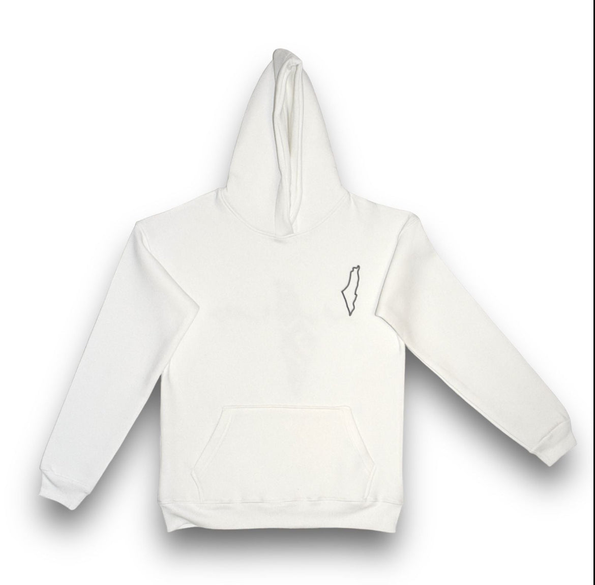 White Tatreez Hoodie